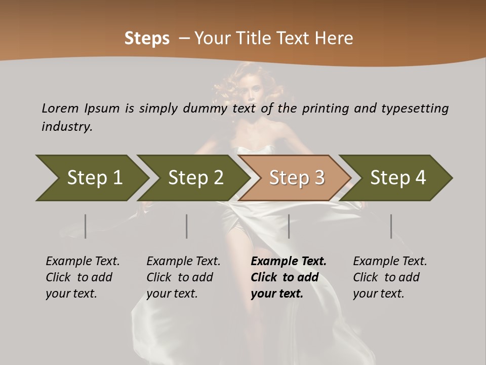 Hair Hairstyle Luxury PowerPoint Template