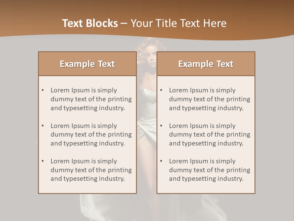 Hair Hairstyle Luxury PowerPoint Template