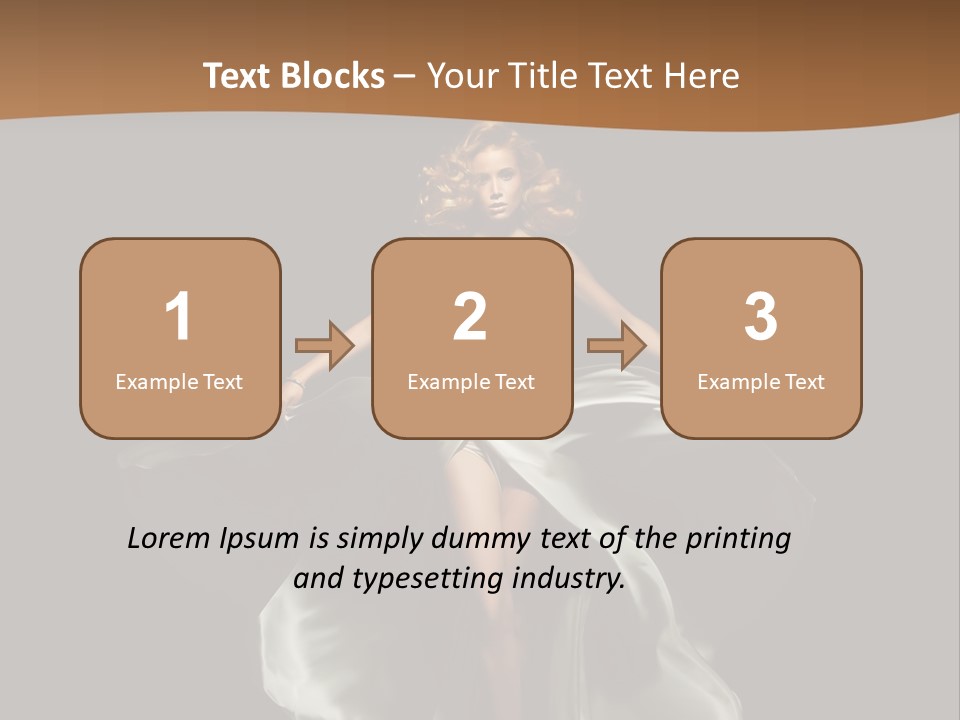 Hair Hairstyle Luxury PowerPoint Template