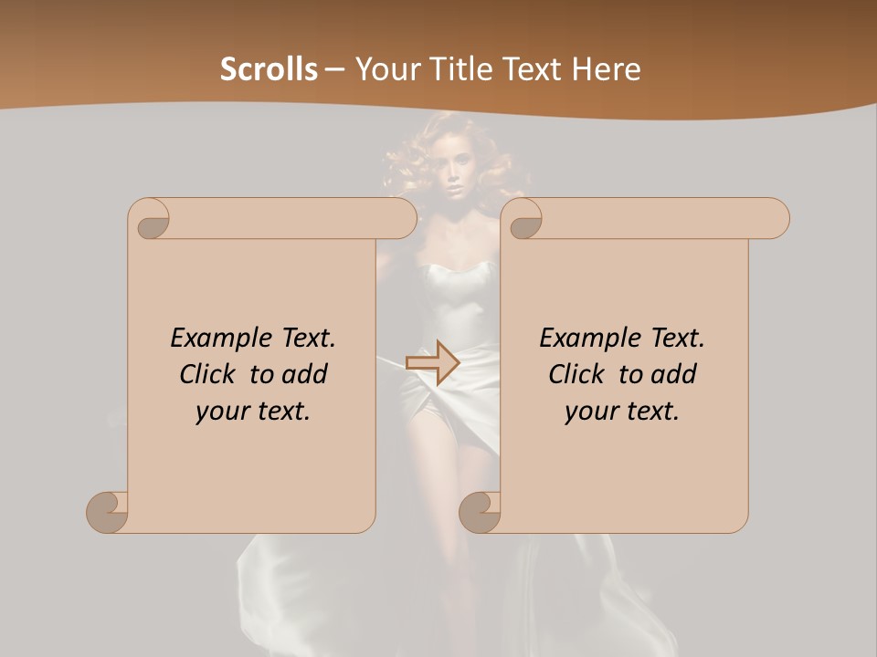 Hair Hairstyle Luxury PowerPoint Template