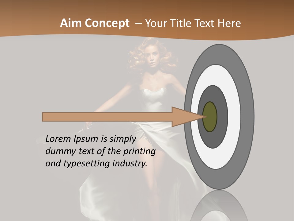 Hair Hairstyle Luxury PowerPoint Template