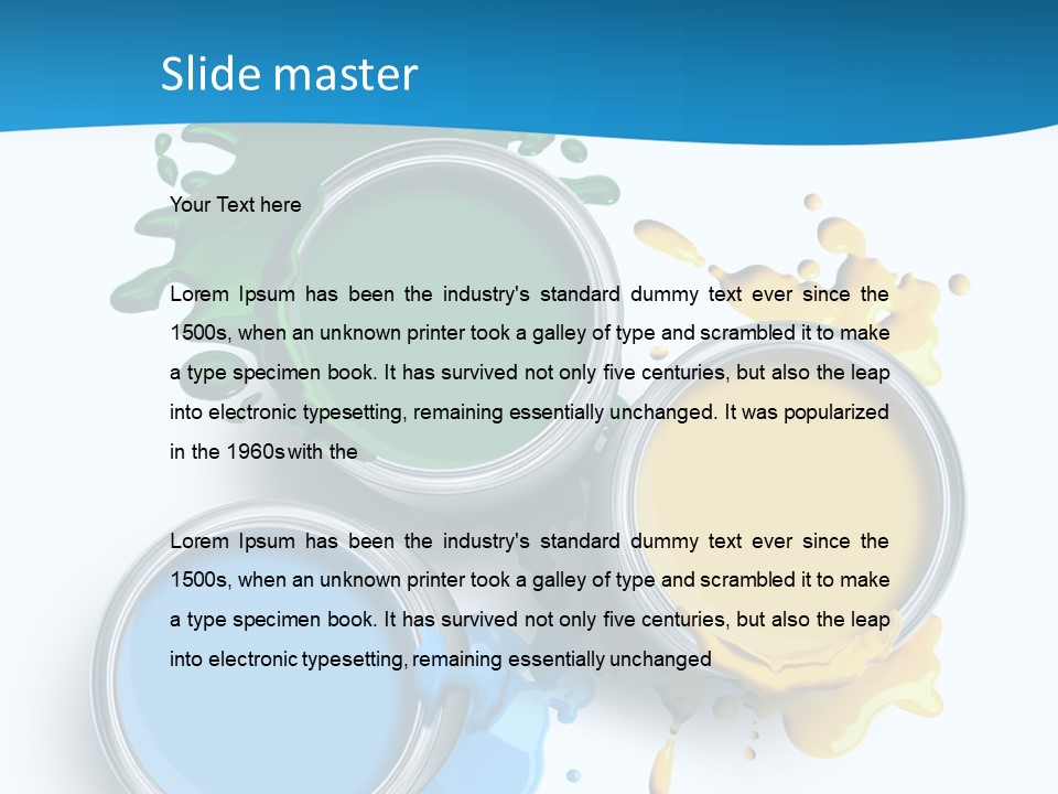 Creativity Renovation Silver PowerPoint Template