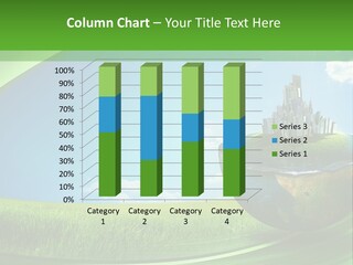 Cloud Wind Leaf PowerPoint Template