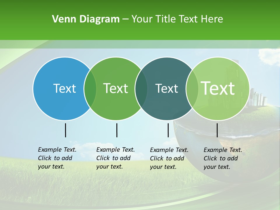Cloud Wind Leaf PowerPoint Template