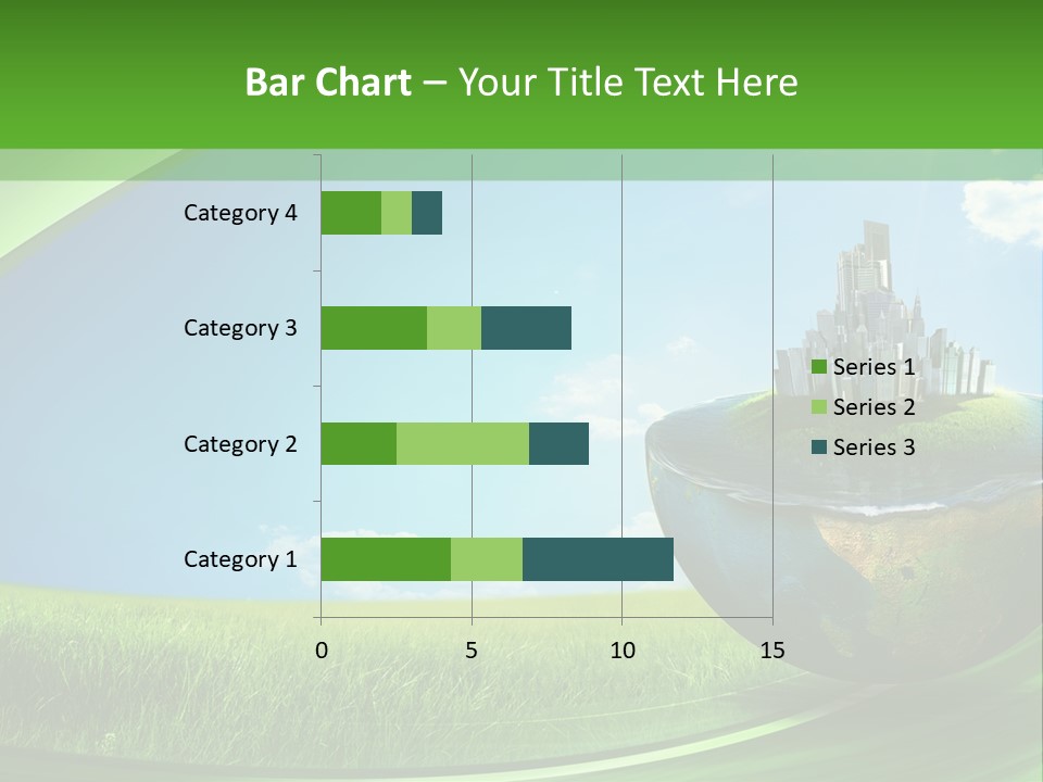 Cloud Wind Leaf PowerPoint Template