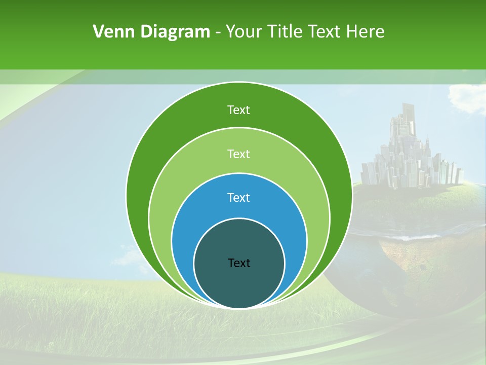 Cloud Wind Leaf PowerPoint Template