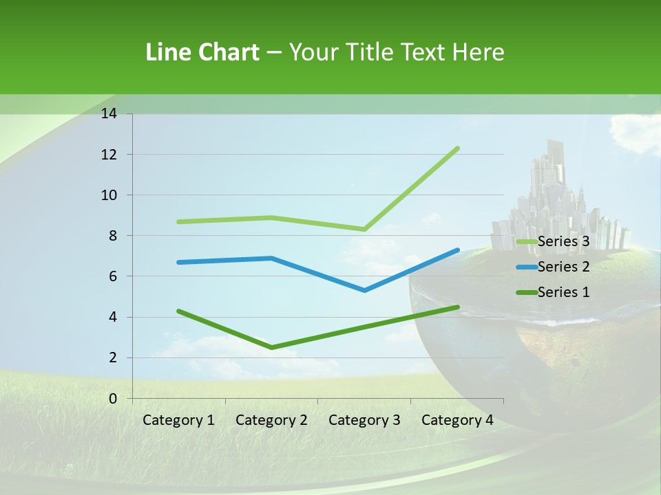 Cloud Wind Leaf PowerPoint Template