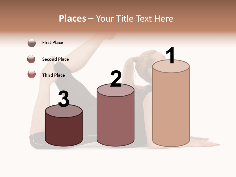 Athletic Female Muscular PowerPoint Template