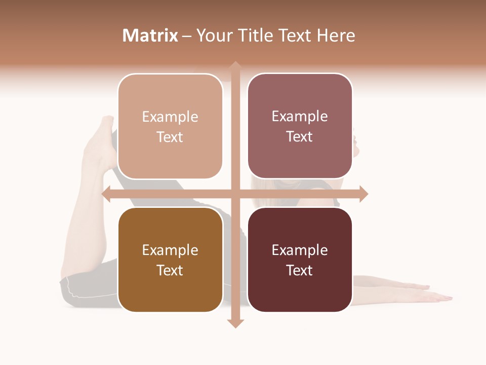 Athletic Female Muscular PowerPoint Template