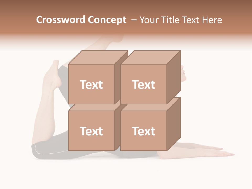 Athletic Female Muscular PowerPoint Template