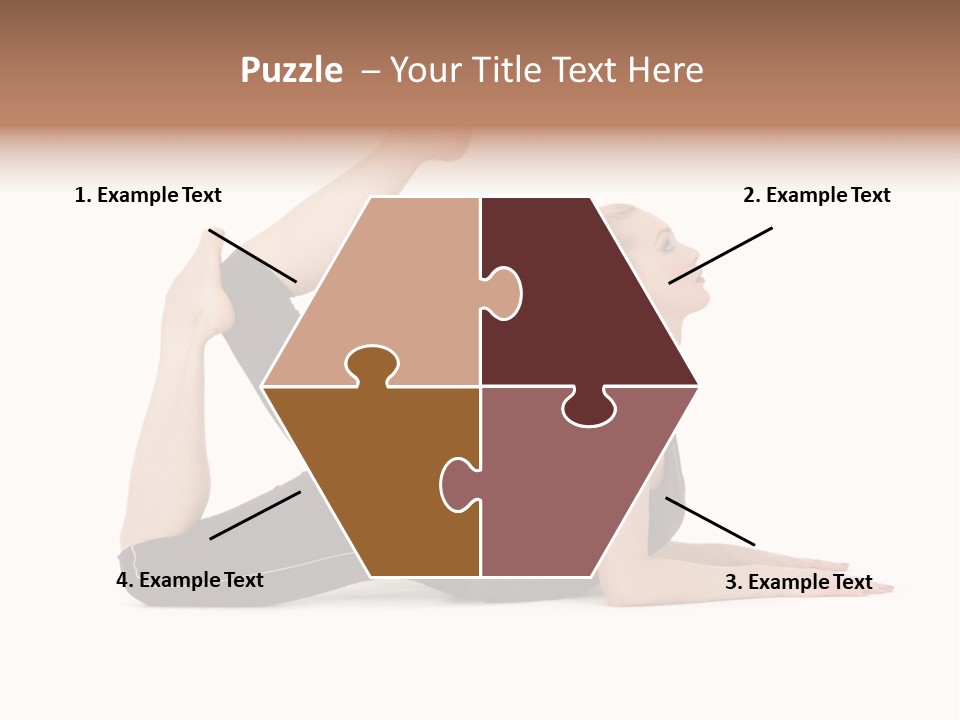 Athletic Female Muscular PowerPoint Template