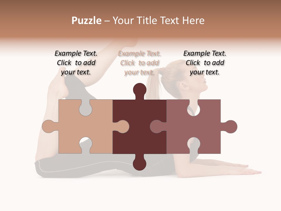 Athletic Female Muscular PowerPoint Template