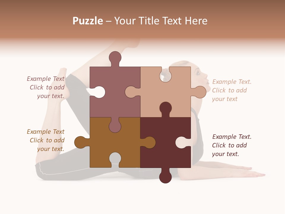 Athletic Female Muscular PowerPoint Template