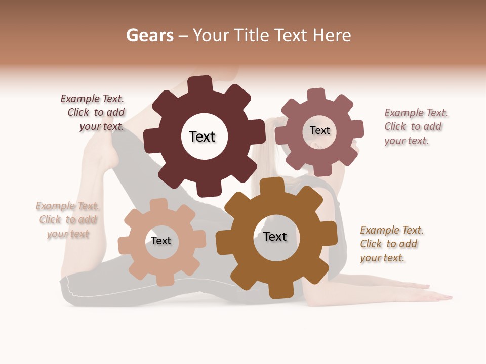 Athletic Female Muscular PowerPoint Template