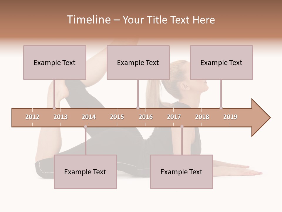 Athletic Female Muscular PowerPoint Template