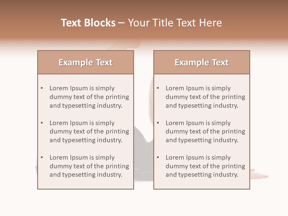 Athletic Female Muscular PowerPoint Template