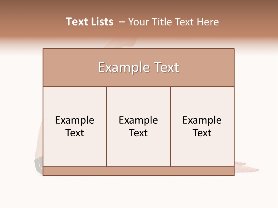 Athletic Female Muscular PowerPoint Template
