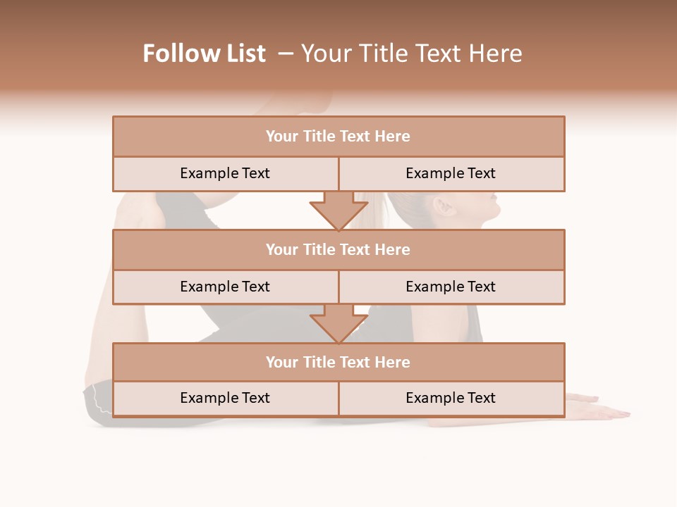 Athletic Female Muscular PowerPoint Template