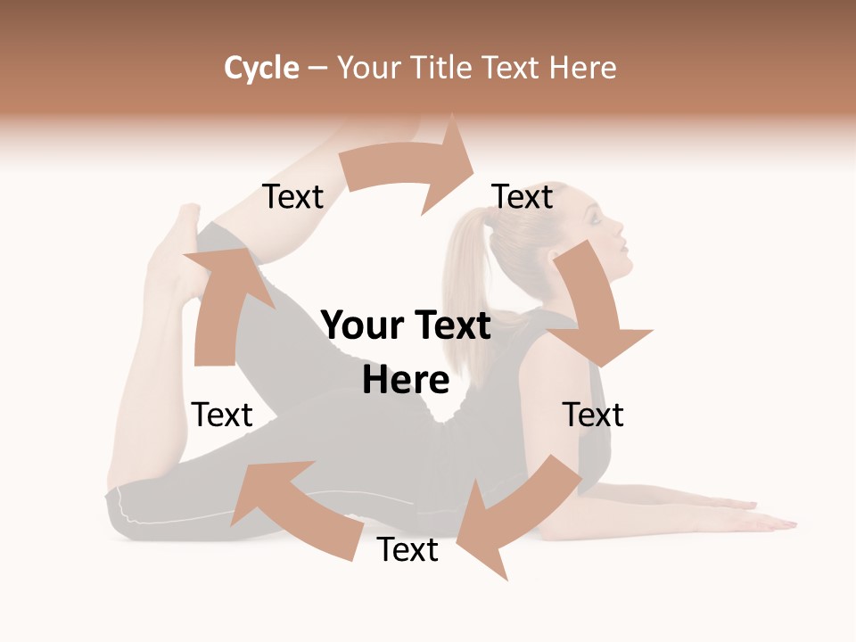 Athletic Female Muscular PowerPoint Template