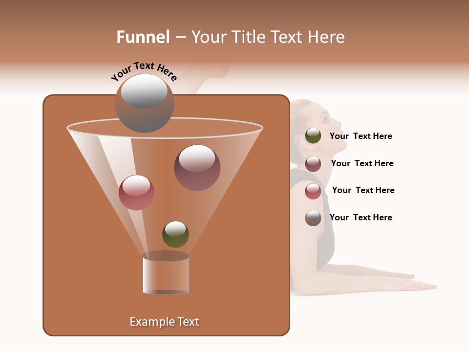 Athletic Female Muscular PowerPoint Template