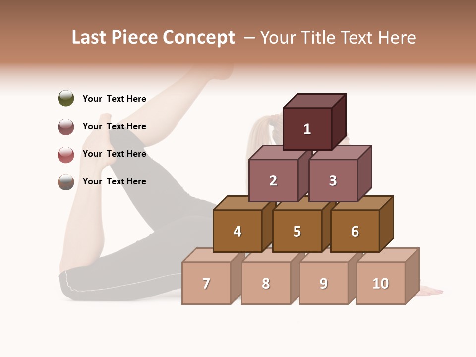 Athletic Female Muscular PowerPoint Template