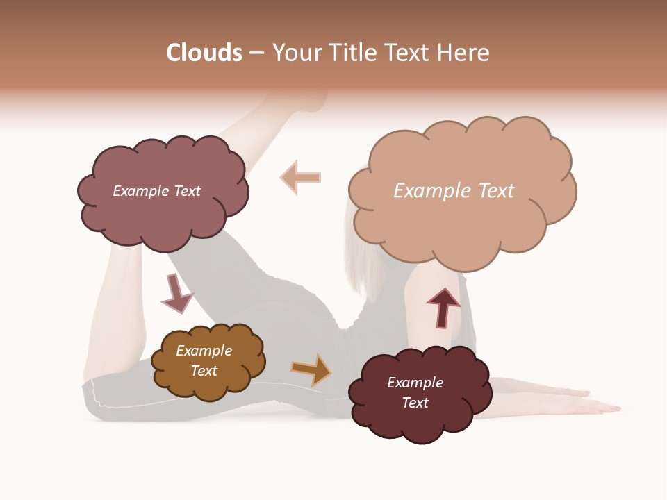 Athletic Female Muscular PowerPoint Template