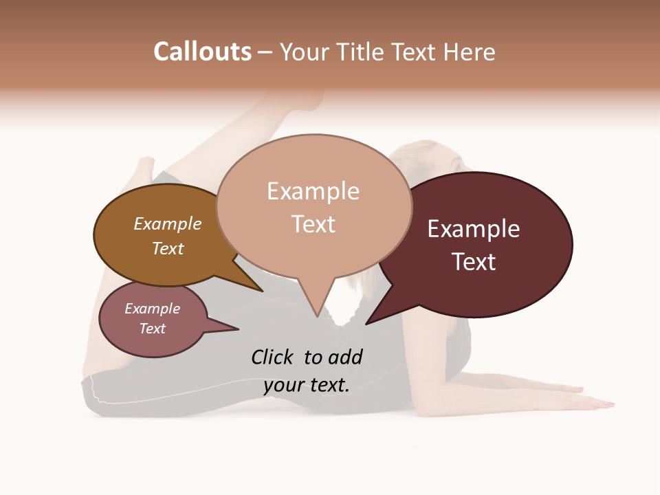 Athletic Female Muscular PowerPoint Template