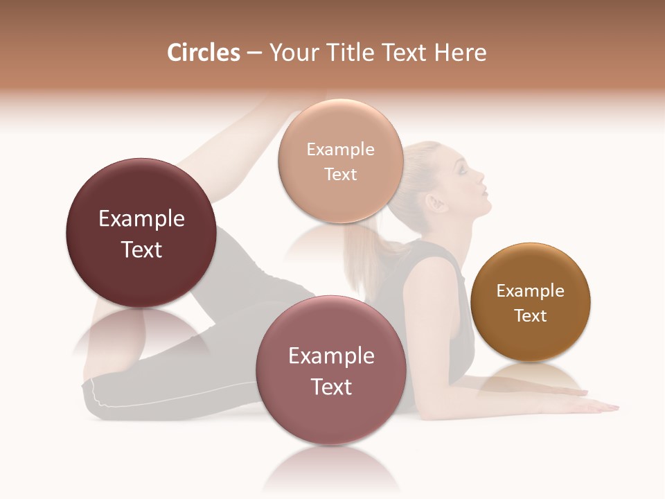 Athletic Female Muscular PowerPoint Template