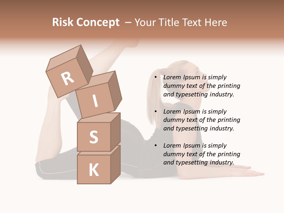 Athletic Female Muscular PowerPoint Template