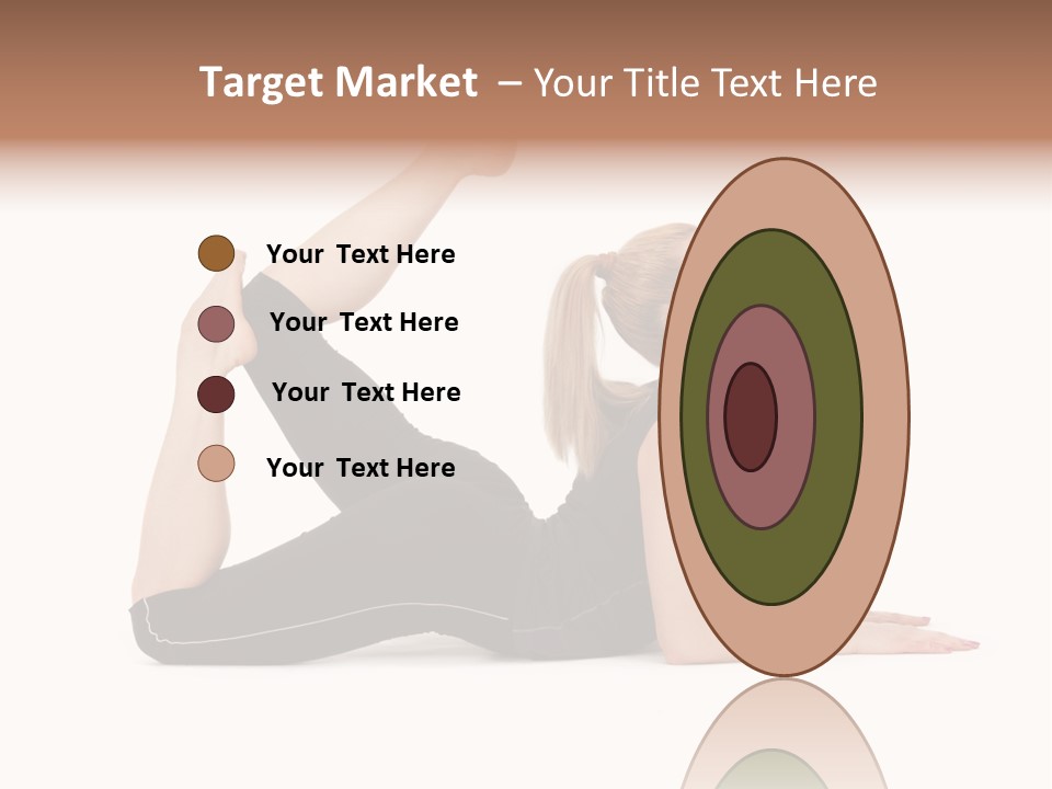 Athletic Female Muscular PowerPoint Template