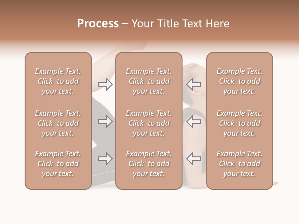 Athletic Female Muscular PowerPoint Template