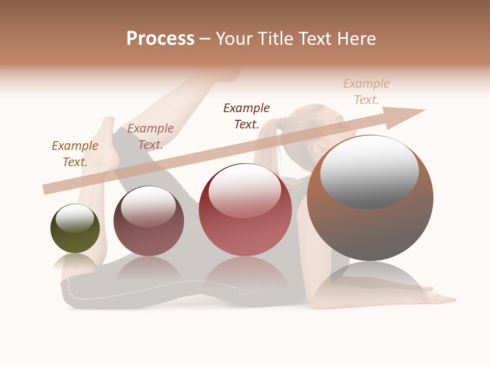 Athletic Female Muscular PowerPoint Template