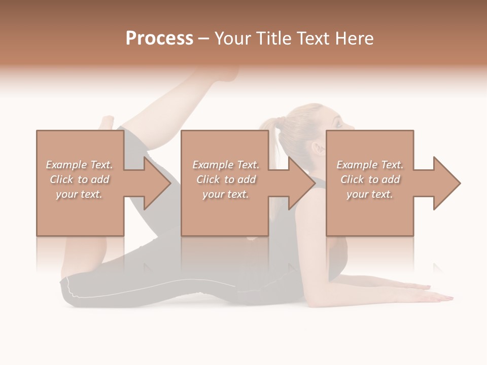 Athletic Female Muscular PowerPoint Template
