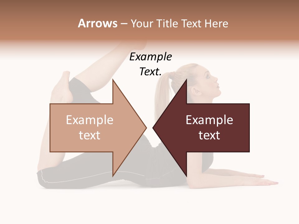 Athletic Female Muscular PowerPoint Template