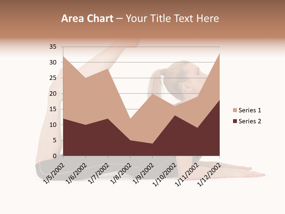 Athletic Female Muscular PowerPoint Template