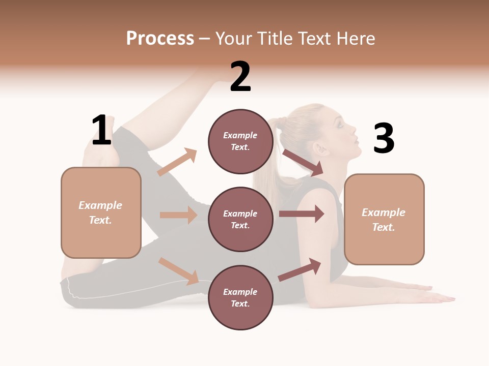 Athletic Female Muscular PowerPoint Template