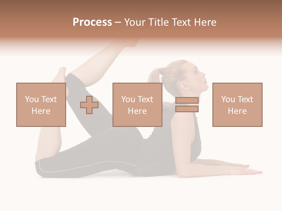 Athletic Female Muscular PowerPoint Template