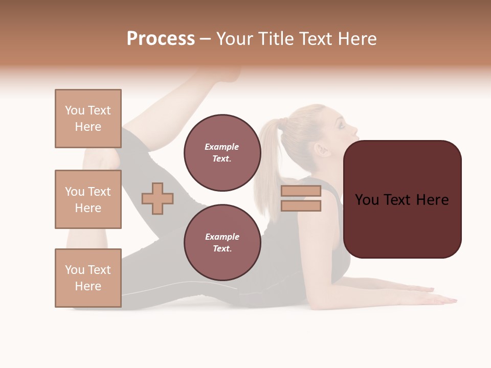 Athletic Female Muscular PowerPoint Template