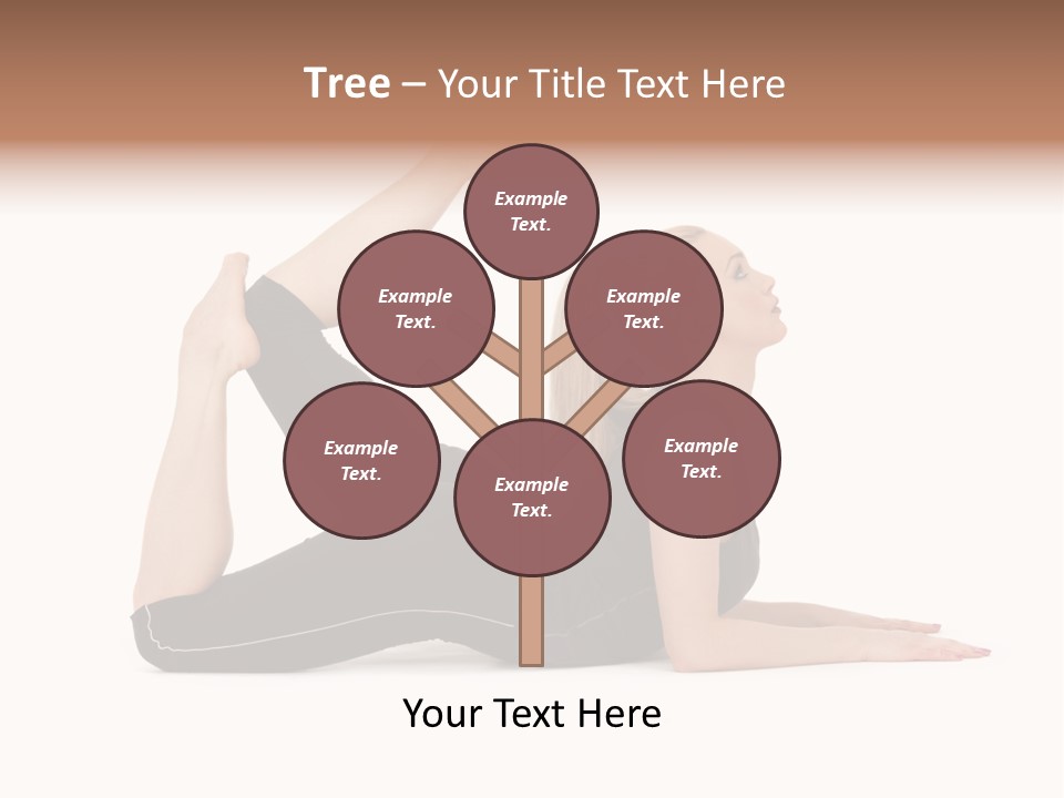 Athletic Female Muscular PowerPoint Template