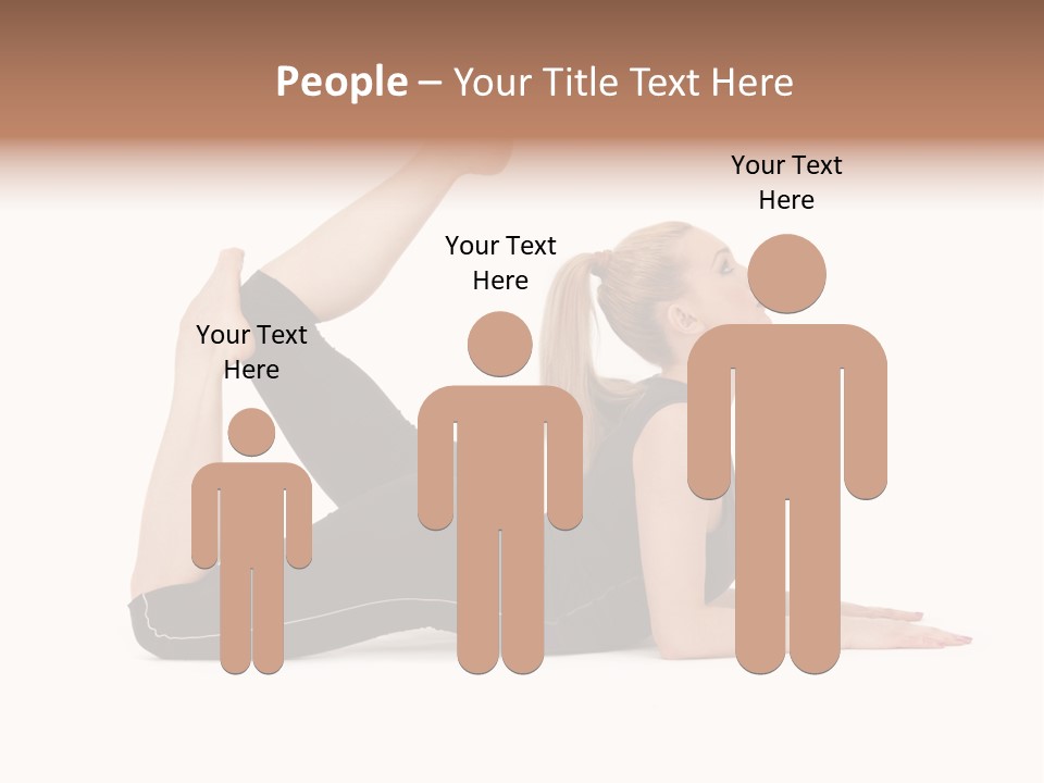 Athletic Female Muscular PowerPoint Template