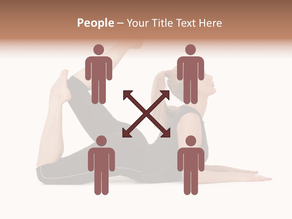 Athletic Female Muscular PowerPoint Template