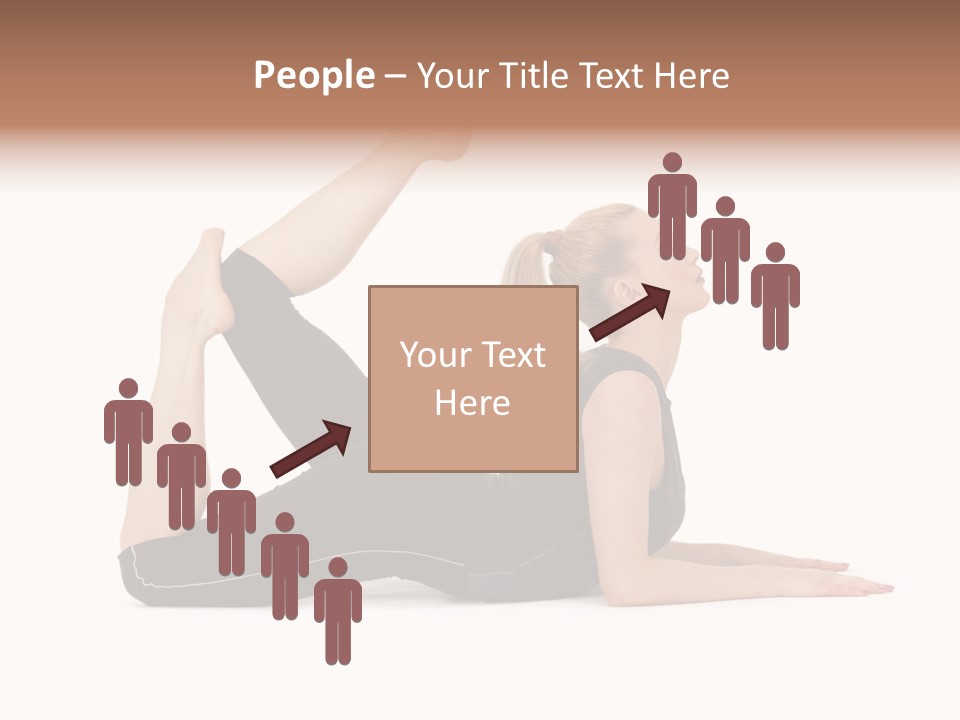 Athletic Female Muscular PowerPoint Template