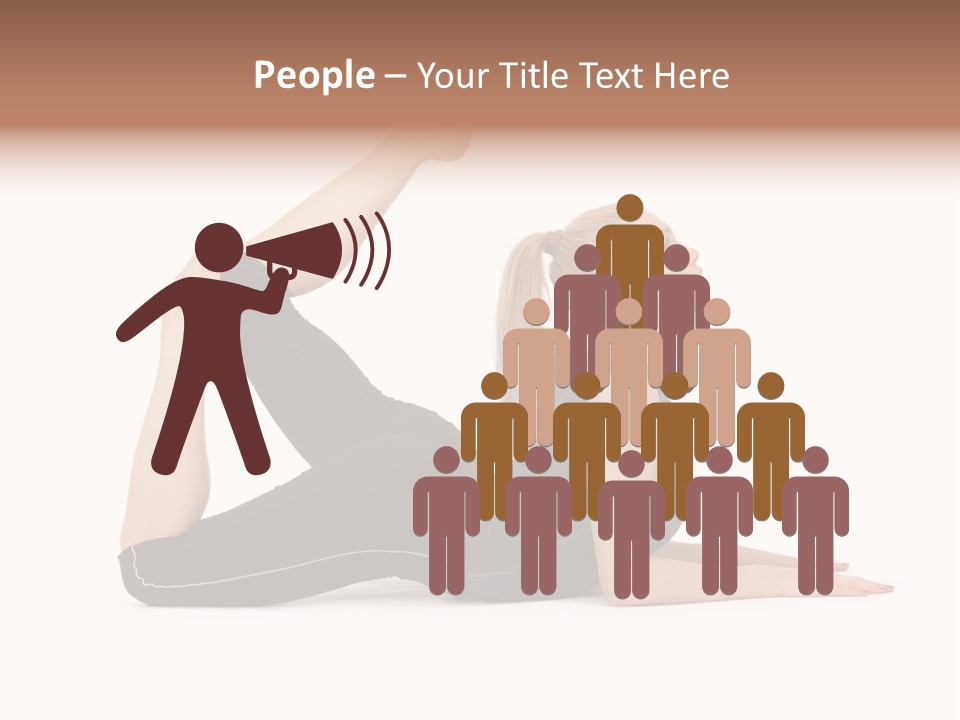 Athletic Female Muscular PowerPoint Template