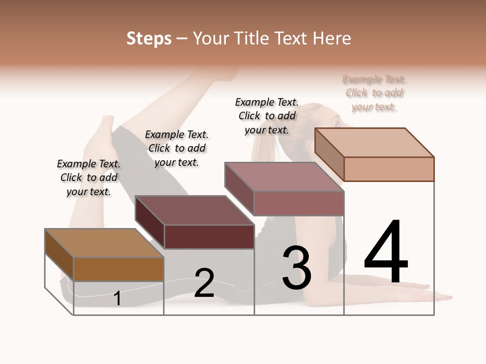 Athletic Female Muscular PowerPoint Template