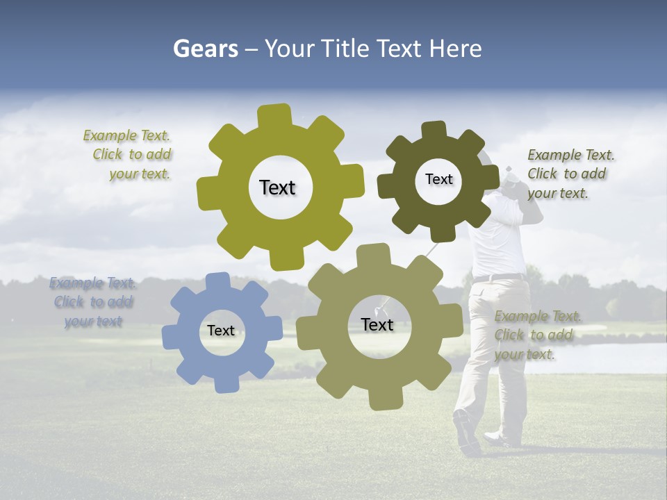 Active Sport Color PowerPoint Template