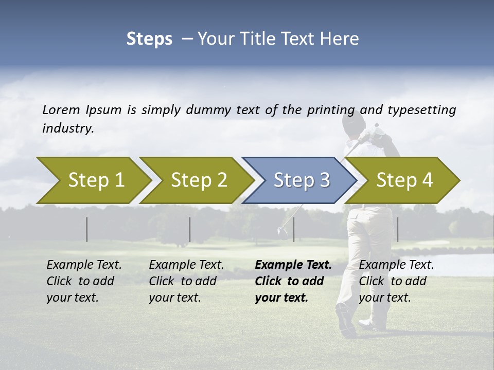 Active Sport Color PowerPoint Template