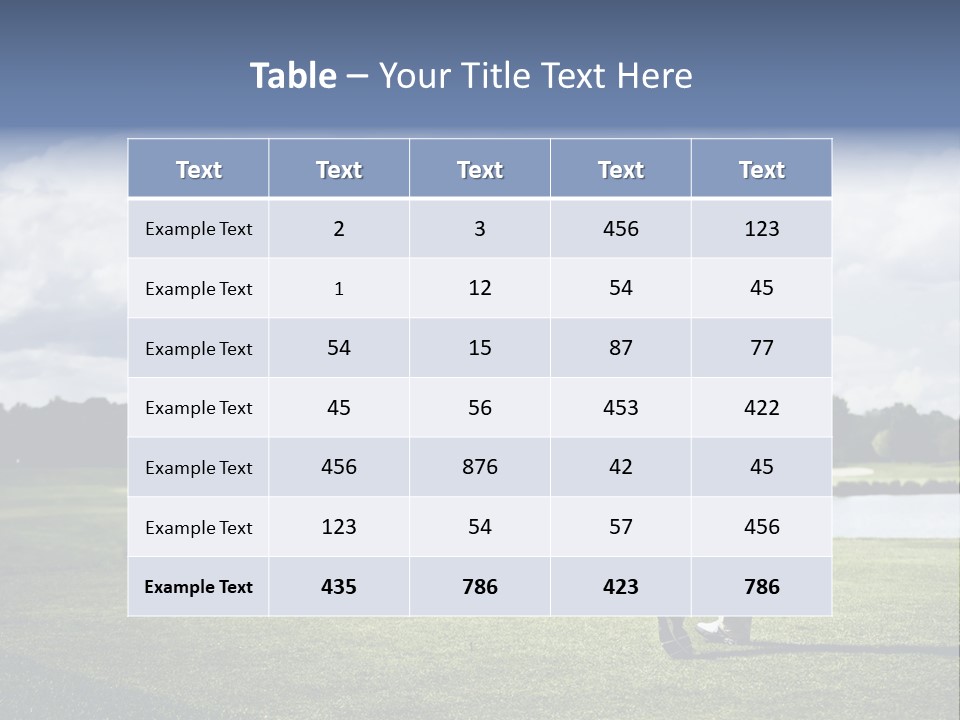 Active Sport Color PowerPoint Template
