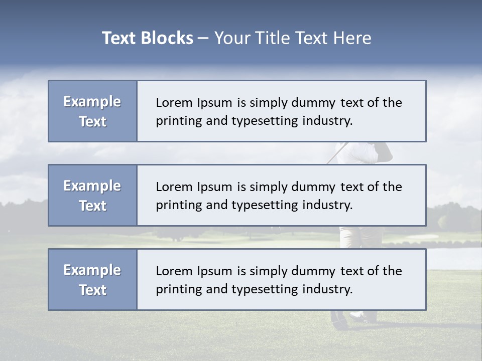 Active Sport Color PowerPoint Template