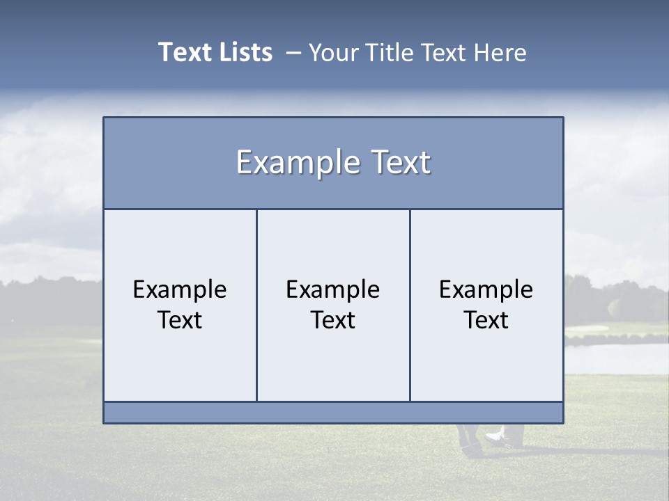 Active Sport Color PowerPoint Template