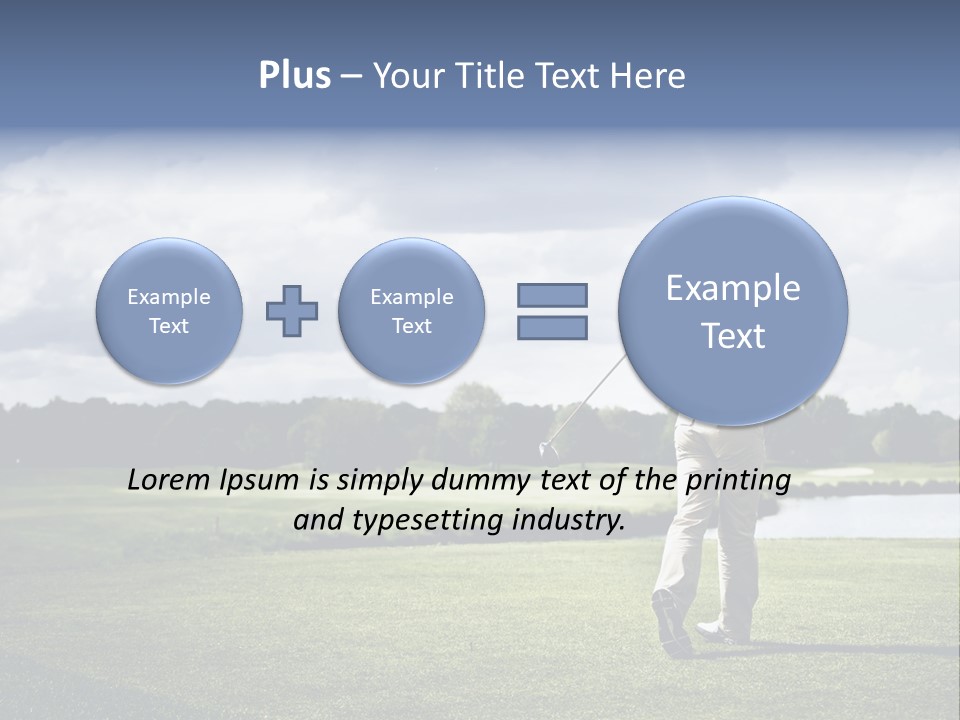 Active Sport Color PowerPoint Template